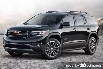 Insurance rates GMC Acadia in Omaha