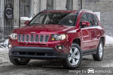 Insurance rates Jeep Compass in Omaha
