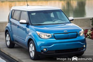 Insurance rates Kia Soul EV in Omaha