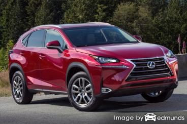 Insurance rates Lexus NX 300h in Omaha