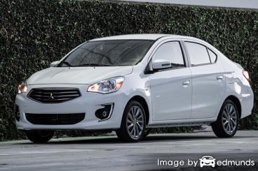 Insurance rates Mitsubishi Mirage G4 in Omaha